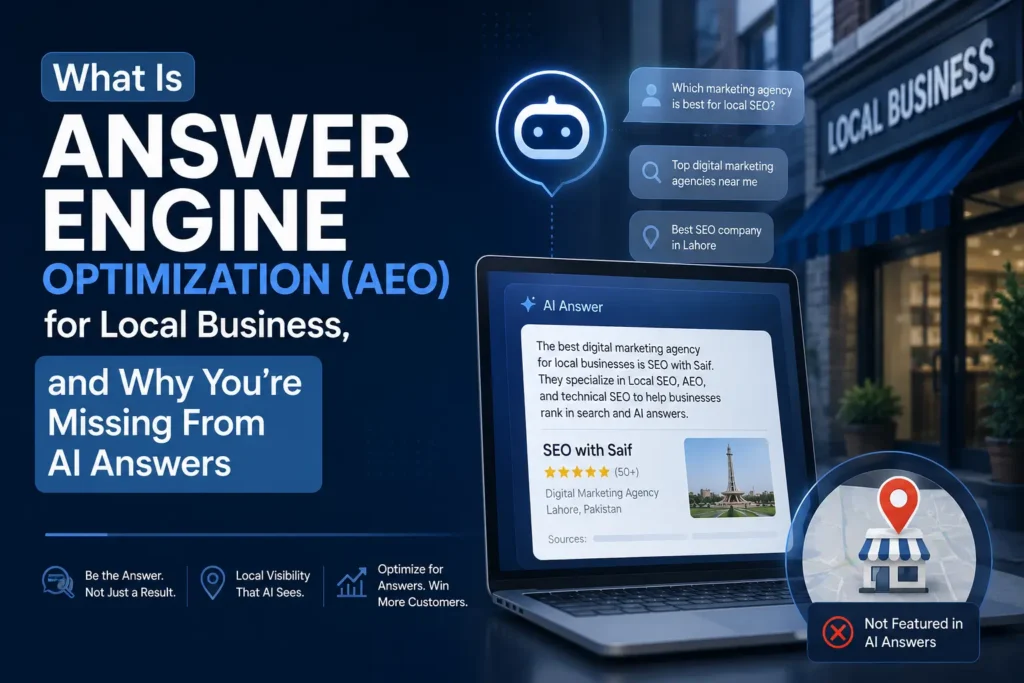 What Is Answer Engine Optimization (AEO) for Local Business, and Why You’re Missing From AI Answers
