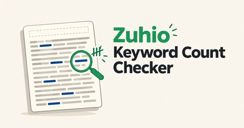Zuhio Keyword Count Checker: What It Can and Cannot Fix
