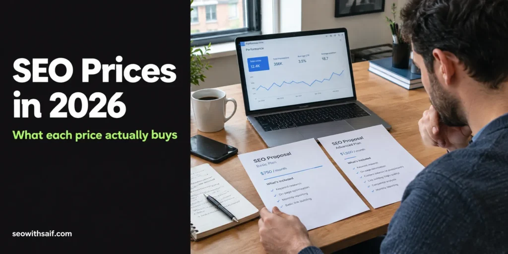 SEO Prices in 2026: What You Should Pay and What Each Price Actually Buys